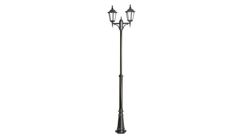 ?Oprawa oświetleniowa parkowa, uliczna Retro Classic OGMWN 2, E27 max 2 x 60W, kolor czarny 0438621-50341