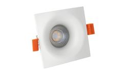 Fiale V GU10 oczko 250V IP20 85x85x35mm biały kwadrat-56301