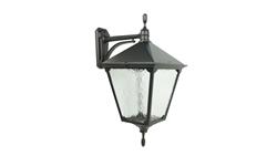Kinkiet zewnętrzny Retro Kwadratowe K 3012/1/BD KW, E27 max 100W kolor czarny 0438621-51406