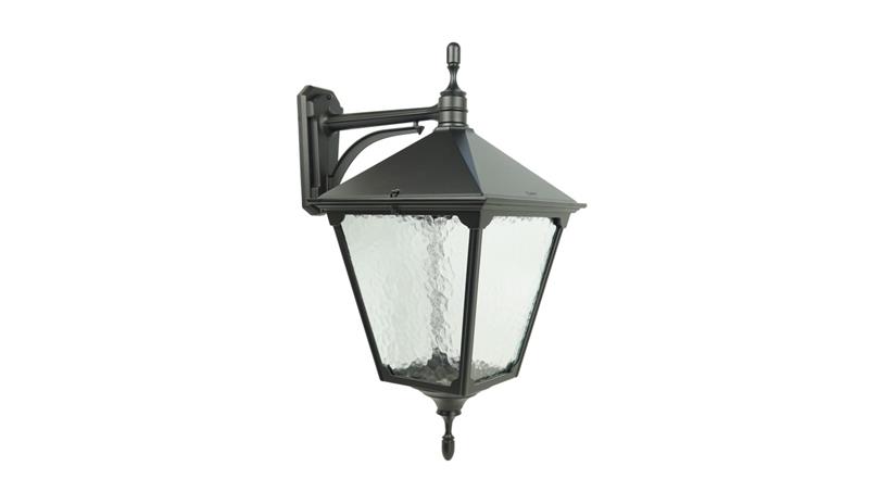 Kinkiet zewnętrzny Retro Kwadratowe K 3012/1/BD KW, E27 max 100W kolor czarny 0438621-51406