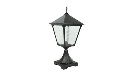 Oprawa oświetleniowa zewnętrzna, stojąca Retro Kwadratowe K 4011/1/BD KW, E27 max 100W kolor czarny 0438621-51729