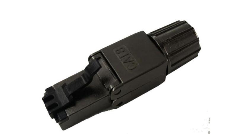 Wtyk modularny RJ-45 8p8c kat.8 FTP ekranowany beznarzędziowy-33714