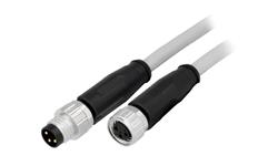 Złącze M8 męsko-żeńskie proste 1m 3pin 21348081380010-33047