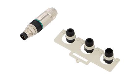 Złącze M8 męskie proste 4pin 32V 21021511405-33048