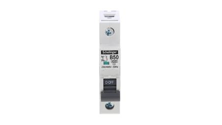 Wyłącznik nadprądowy 4,5KA 1P B 50A Schelinger A02-G7-1P-B50-17980