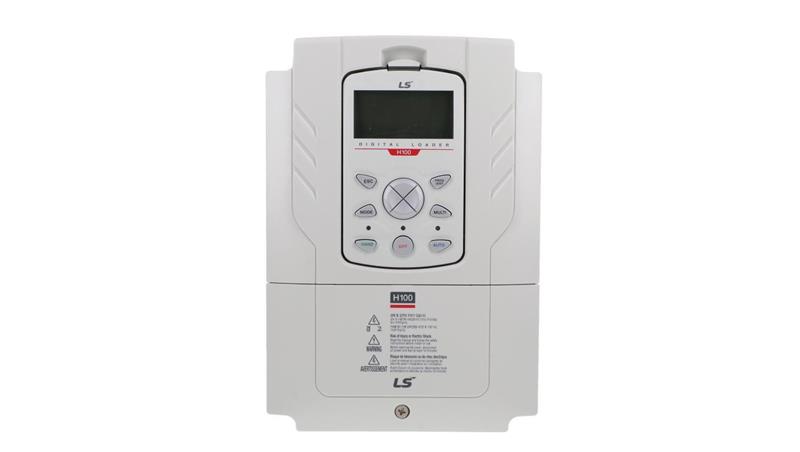 Przemiennik częstotliwości LSIS serii H100 (HVAC) 2,2kW 3x400V AC filtr EMC C3 klawiatura LED LSLV0022H100-4COFN-7160