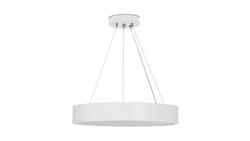 Plafon drewniany, podwieszany WOODY 375 biały WP-375/B/ZW-56588