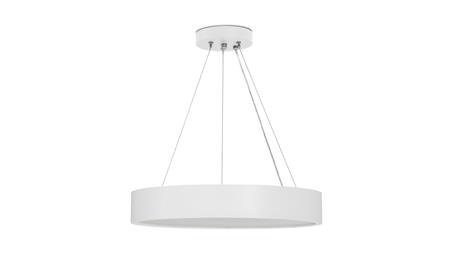 Plafon drewniany, podwieszany WOODY 375 biały WP-375/B/ZW-56588