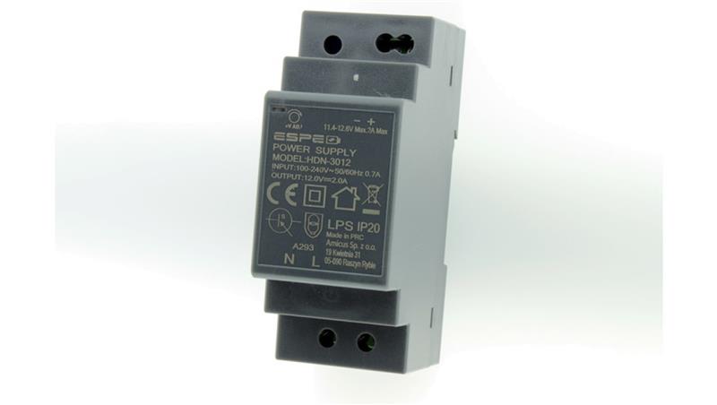Zasilacz na szynę DIN 12V 2A 24W HDN-3012 ESPE-9372