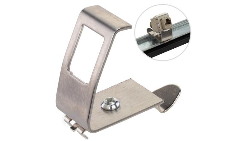 Adapter montażowy 1x keyst. na TH35 metal Alantec-28143