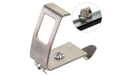 Adapter montażowy 1x keyst. na TH35 metal Alantec-28143
