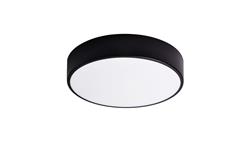 Oprawa MEGA 400, 3xE27, 3x40W, obudowa stalowa-czarna, klosz szklany-mleczny, IP20 MEGA 400 CZARNY-53619