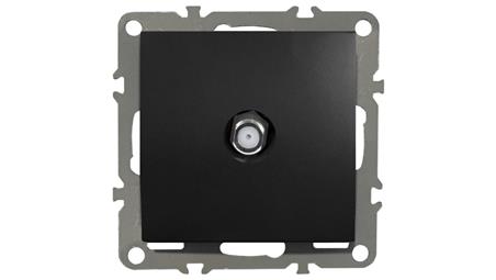 QUADRA GNIAZDO ANTENOWE SATELITARNE SAT TYP F CZARNE-35247