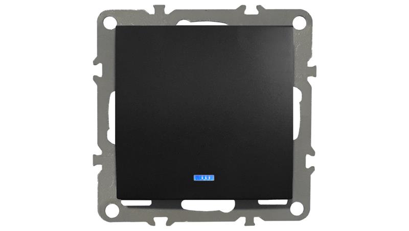 QUADRA WŁĄCZNIK ŚWIATŁA PODŚWIETLANY CZARNY-31598 QUADRA WŁĄCZNIK ŚWIATŁA PODŚWIETLANY CZARNY-31598