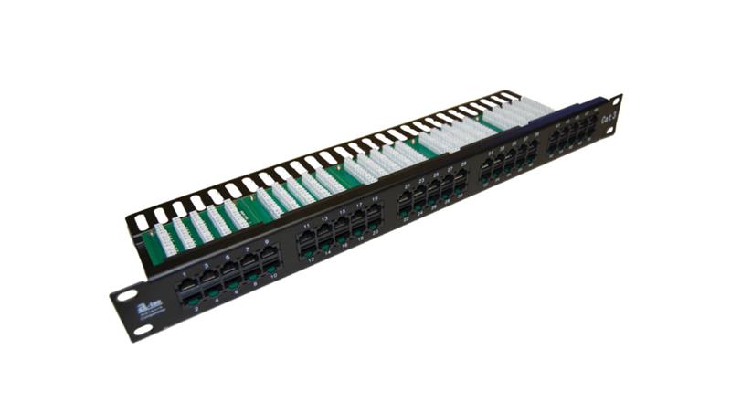 Patch panel telefoniczny RACK 19 kat.3 50xRJ45 1U czarny Alantec-63488 Patch panel telefoniczny RACK 19 kat.3 50xRJ45 1U czarny Alantec-63488