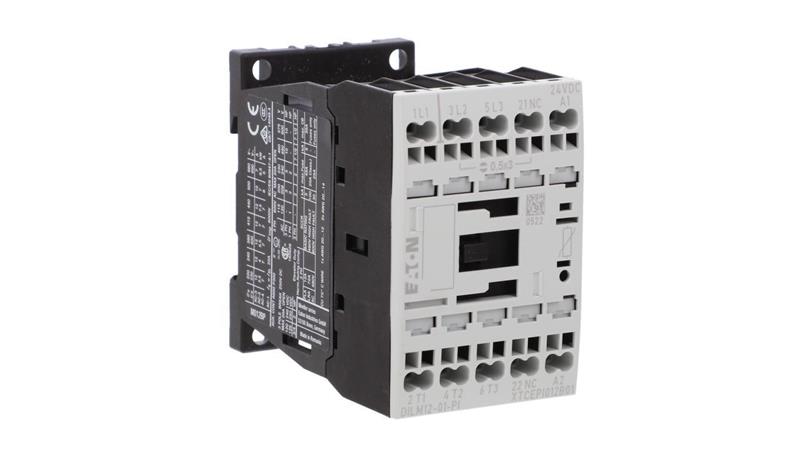 Stycznik mocy DILM12-01(24VDC)-PI DILM 3P 380 V 400 V 5.5 kW 1R 24 V DC Push-In 199248-12240 Stycznik mocy DILM12-01(24VDC)-PI DILM 3P 380 V 400 V 5.5 kW 1R 24 V DC Push-In 199248-12240