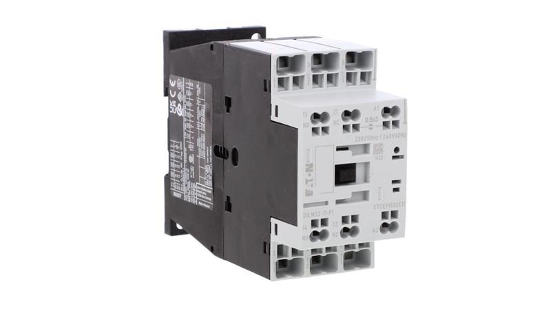 Stycznik mocy DILM32-11(230V50HZ,240V60HZ)-PI 3P 380 V 400 V 15 kW 1Z+1R 230 V AC Push-In 199289-12374