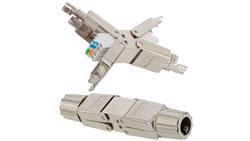 Łącznik beznarzędziowy kabla LAN kat.6A ekranowany STP PoE+ WireArte-34175