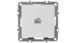 QUADRA GNIAZDO KOMPUTEROWE INTERNETOWE RJ45 LAN BIAŁE-34115