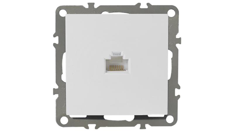 QUADRA GNIAZDO KOMPUTEROWE INTERNETOWE RJ45 LAN BIAŁE-34115