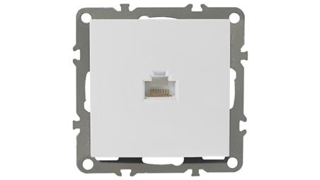 QUADRA GNIAZDO KOMPUTEROWE INTERNETOWE RJ45 LAN BIAŁE-34115
