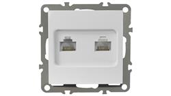 QUADRA GNIAZDO KOMPUTEROWE PODWÓJNE LAN RJ45x2-34249