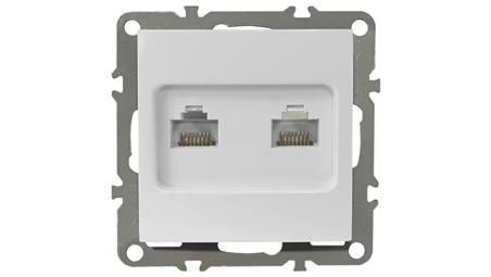 QUADRA GNIAZDO KOMPUTEROWE PODWÓJNE LAN RJ45x2-34249