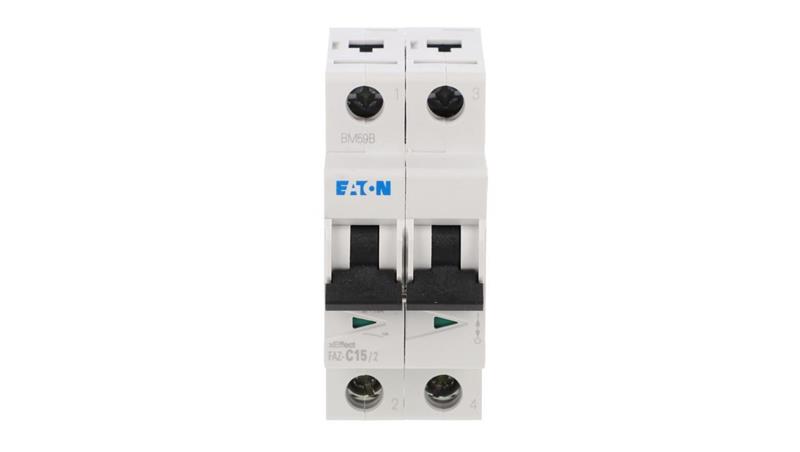 Wyłącznik nadprądowy 2P C 15A 15kA AC FAZ-C15/2 278759-18055 Wyłącznik nadprądowy 2P C 15A 15kA AC FAZ-C15/2 278759-18055