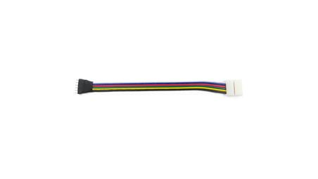 Złączka do taśmy led RGB+CCT t+k 6-pin łączy taśmę RGB+CCT 12mm z kontrolerem-55225