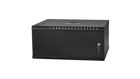Szafa wisząca RACK 19 4U 350mm drzwi metalowe czarna PRO-72455
