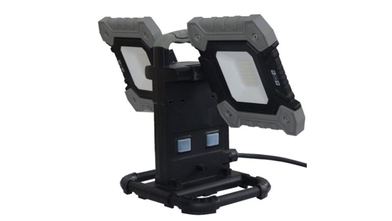 Lampa przenośna 60W (2x30W) LED SMD LS2x30AW 6500K 6300lm IP54 16103-52629