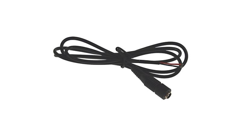 Gniazdo zasilające DC 2,1/5,5 mm złącze proste na kablu 1m-36148