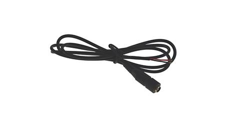 Gniazdo zasilające DC 2,1/5,5 mm złącze proste na kablu 1m-36148