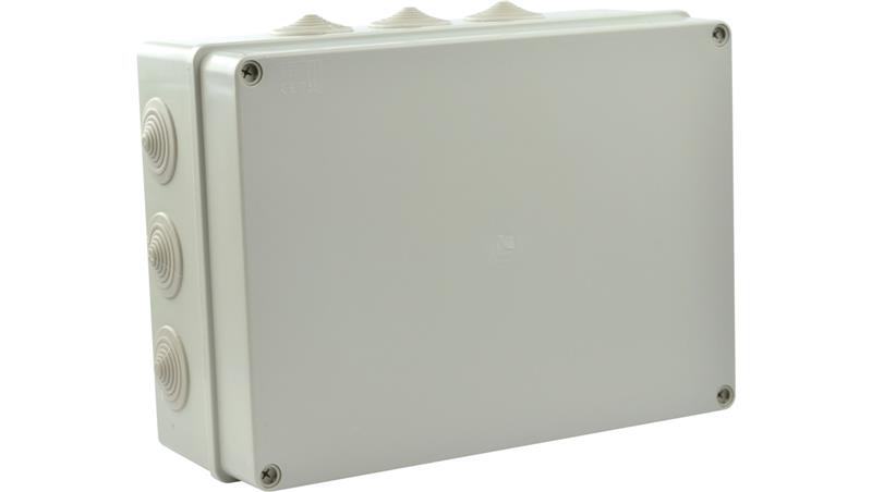 Skrzynka hermetyczna AP 30x22x12cm z dławik. IP65-70907 Skrzynka hermetyczna AP 30x22x12cm z dławik. IP65-70907