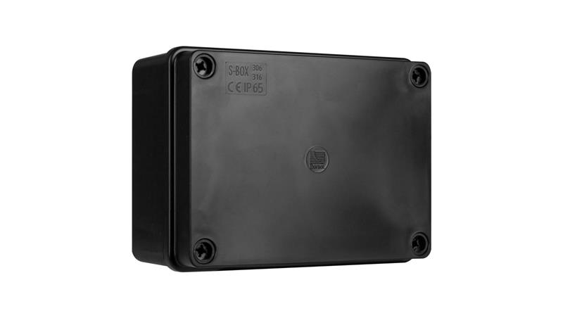 Skrzynka hermetyczna AP 15x11x7cm bezhalogenowa czarna IP65-41804 Skrzynka hermetyczna AP 15x11x7cm bezhalogenowa czarna IP65-41804