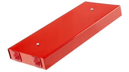 Puszka przeciwpożarowa PIP-7A P10x2x4 prostokątna, E90, przelotowa, wymiary 114x30x286mm, czerwony 84627616-75094