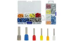 Zestaw końcówek tulejkowych 0,5mm-4,0mm 600szt-78325