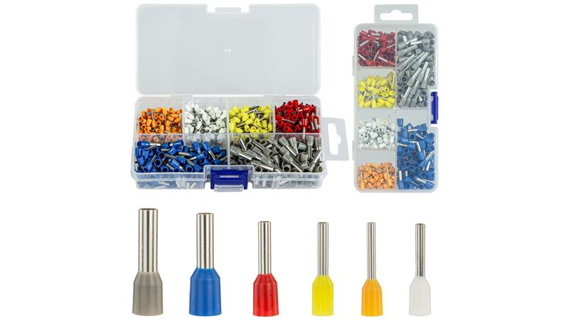 Zestaw końcówek tulejkowych 0,5mm-4,0mm 600szt-78325