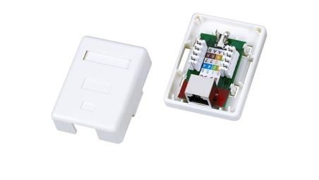 Gniazdo natynkowe STP kat.5e 1xRJ45 GN005-34116