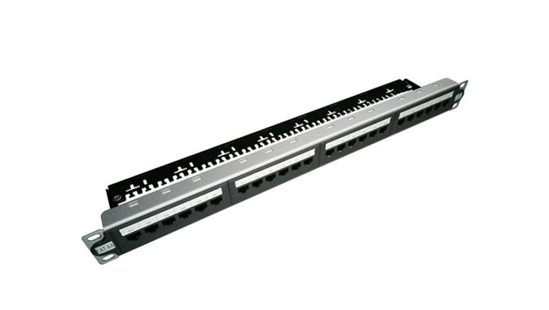 Patch panel UTP kat.6A 24 porty LSA 1U PK051-63450