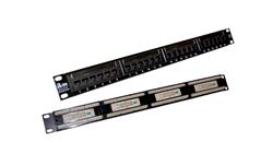 Patch panel UTP kat.5e 24 porty LSA 1U PK003-63459