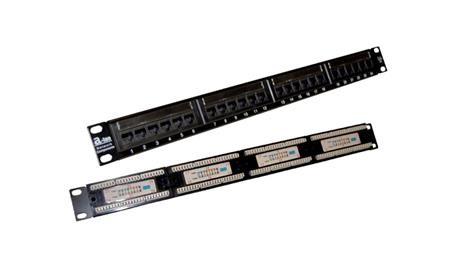 Patch panel UTP kat.5e 24 porty LSA 1U PK003-63459