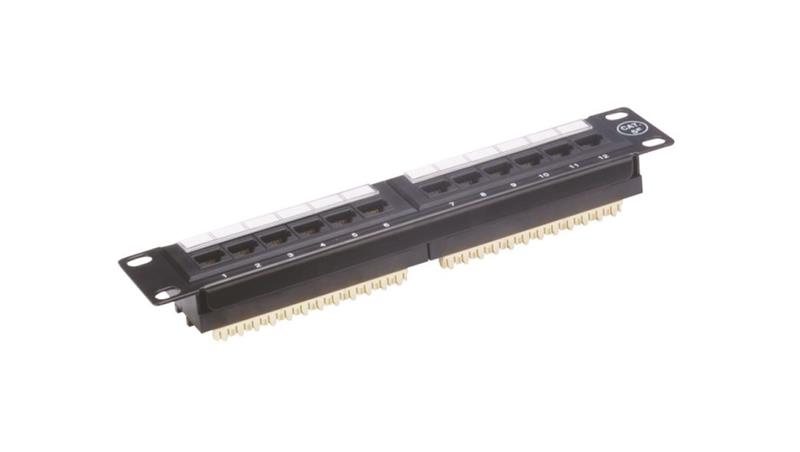 Patch panel UTP 12 portów LSA 10 1U PK014-63492