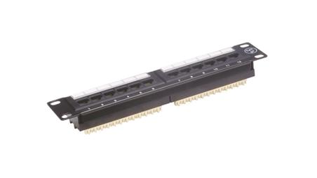 Patch panel UTP 12 portów LSA 10 1U PK014-63492