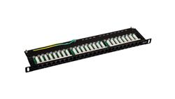 Patch panel OPTIMUM UTP kat.6 24 porty LSA 0.5U PK029-63504