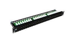 Patch panel OPTIMUM UTP kat.5e 48 portów LSA 1U PK033-63494