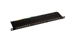 Patch panel OPTIMUM STP kat.6 24 porty 0.5U PK028-63468