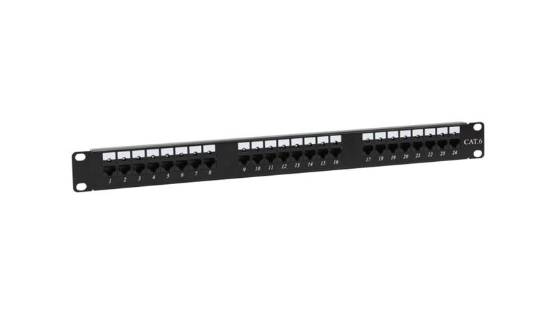 Patch panel NAVI LED UTP kat.6 24 porty LSA 1U PKL002-63501