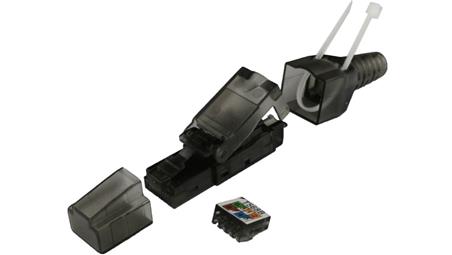 Wtyk RJ45 UTP kat.6A 10G PoE+, beznarzędziowy na gruby drut 22-24 AWG ALANTEC WT113-33659
