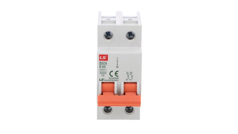 Wyłącznik nadprądowy 2P B 63A 6KA BKN 2P B63A 06120275R0-17986